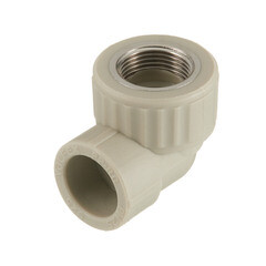 Изображение товара Угол полипропиленовый Valfex комбинированный 25 мм х 3/4 ВР(г) серый (10125025Г)