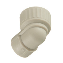 Угол полипропиленовый Valfex комбинированный 25 мм х 3/4 ВР(г) серый (10125025Г) - фото 4