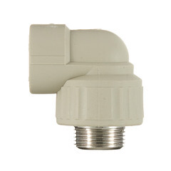 Угол полипропиленовый Valfex комбинированный 20 мм х 3/4 НР(ш) серый (10126220Г) - фото 3