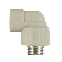 Угол полипропиленовый Valfex комбинированный 20 мм х 1/2 НР(ш) серый (10126020Г) - фото 3