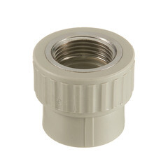 Изображение товара Муфта полипропиленовая Valfex 32 мм х 1 ВР(г) серая (10129032Г)