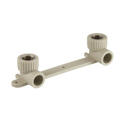 Водорозетка полипропиленовая Valfex двойная 20 мм х 1/2 ВР(г) на планке серая (10124020Г) - фото 4