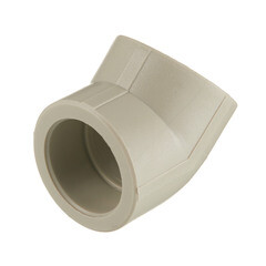 Угол полипропиленовый Valfex 40 мм 45° серый (10107040Г) - фото 1