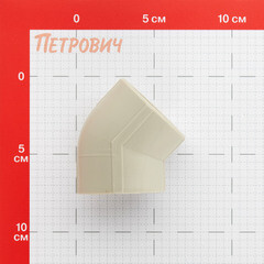 Угол полипропиленовый Valfex 40 мм 45° серый (10107040Г) - фото 2