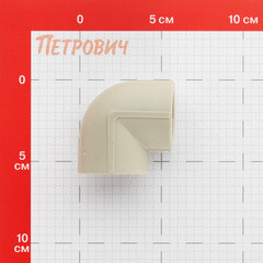 Угол полипропиленовый Valfex 32 мм 90° серый (10108032Г) - фото 2