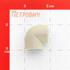 Угол полипропиленовый Valfex 25 мм 90° серый (10108025Г) - фото 2