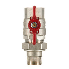 Кран шаровой латунный Stout SVB 3/4 ВР(г) х 3/4 НР(ш) полнопроходной бабочка со сгоном прямой (SVB-1007-200020) - фото 4