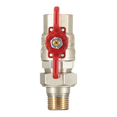 Кран шаровой латунный Stout SVB 1/2 ВР(г) х 1/2 НР(ш) полнопроходной бабочка со сгоном прямой (SVB-1007-200015) - фото 4