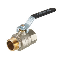 Изображение товара Кран шаровой латунный Stout SVB 1 ВР(г) х 1 НР(ш) полнопроходной ручка прямой (SVB-0003-200025)