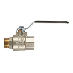 Кран шаровой латунный Stout SVB 1/2 ВР(г) х 1/2 НР(ш) полнопроходной ручка прямой (SVB-0003-200015) - фото 4