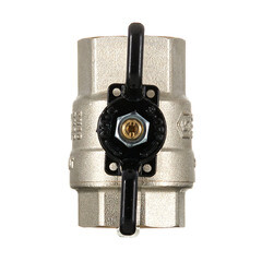 Кран шаровой латунный Stout SVB 3/4 ВР(г) х 3/4 ВР(г) полнопроходной бабочка прямой (SVB-0002-200020) - фото 3