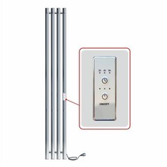 Полотенцесушитель электрический Indigo Style Pro 1200х180 мм 165 Вт с терморегулятором серебристый - фото 5