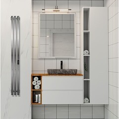 Полотенцесушитель электрический Indigo Style Pro 1200х130 мм 107 Вт с терморегулятором графит металлик - фото 3