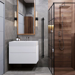 Полотенцесушитель электрический Indigo Style Pro 1200х30 мм 55 Вт с терморегулятором черный муар - фото 5