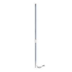 Полотенцесушитель электрический Indigo Style Pro 1200х30 мм 55 Вт с терморегулятором серебристый - фото 1