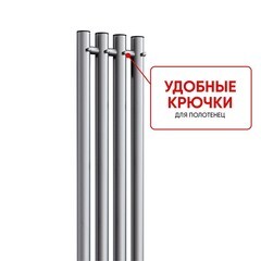 Полотенцесушитель электрический Indigo Style 1200х182 мм 65 Вт с терморегулятором графит металлик - фото 5