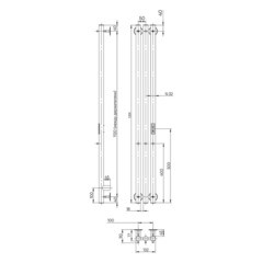 Полотенцесушитель электрический Indigo Style 1200х132 мм 65 Вт с терморегулятором белый матовый - фото 3
