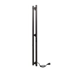 Изображение товара Полотенцесушитель электрический Indigo Style 1200х100 мм 65 Вт с терморегулятором оружейная сталь