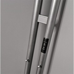 Полотенцесушитель электрический Indigo Style 1200х100 мм 65 Вт с терморегулятором графит металлик - фото 4