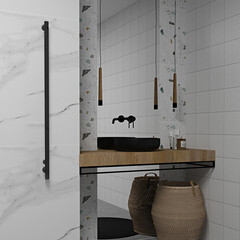 Полотенцесушитель электрический Indigo Style 1200х32 мм 55 Вт с терморегулятором черный муар - фото 4