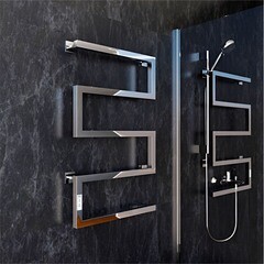 Полотенцесушитель электрический Indigo Sparta 830х500 мм 120 Вт с терморегулятором хром - фото 3