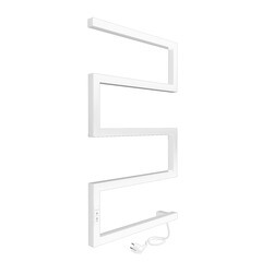 Изображение товара Полотенцесушитель электрический Indigo Sparta 700х400 мм 120 Вт с терморегулятором белый