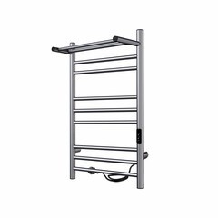 Изображение товара Полотенцесушитель электрический Indigo Line Trinity 800х532 мм 120 Вт с терморегулятором графит металлик