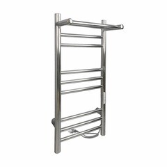 Полотенцесушитель электрический Indigo Line Trinity с полкой 700х332 мм 90 Вт с терморегулятором хром - фото 1