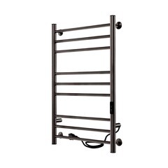 Изображение товара Полотенцесушитель электрический Indigo Line Trinity 800х532 мм 120 Вт с терморегулятором оружейная сталь