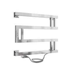 Изображение товара Полотенцесушитель электрический Indigo Muza 430х500 мм 64 Вт с терморегулятором хром