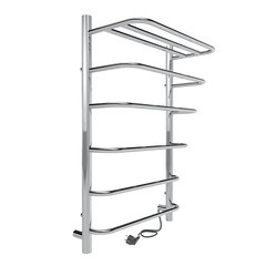 Изображение товара Полотенцесушитель электрический Indigo Hit с полкой 700х432 мм 90 Вт хром