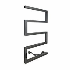 Изображение товара Полотенцесушитель электрический Indigo Sparta 830х500 мм 120 Вт с терморегулятором графит металлик