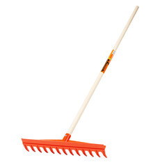 Грабли прямые Amigo (77014) пластиковые для грунта 13 зубьев 1500 мм - фото 1