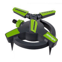 Дождеватель Amigo пластиковый вращающийся 1 режим (79064) - фото 1