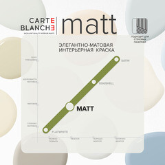 Краска моющаяся Carte Blanche Matt база C бесцветная 0,9 л - фото 4