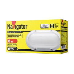 Светильник светодиодный накладной Navigator NBL-P01 4000К 8 Вт IP65 белый (94822) - фото 2