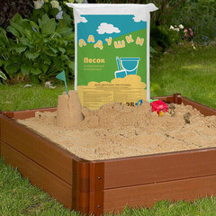 Песок для детских песочниц Ладушки 2,1-2,3 мм 25 кг - фото 2