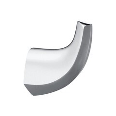 Изображение товара Крючок для ванной Abber одинарный на шуруп металл хром (AA1550)