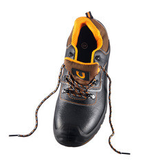 Полуботинки кожаные с перфорацией и защитным подноском и стелькой размер 41 черные Мистраль PRB8-CSW (119192) - фото 3