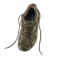 Полуботинки замшевые с перфорацией и защитным подноском и стелькой размер 44 зеленые E-Pro 101 (139881) - фото 7