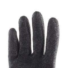 Перчатки полиэстеровые 13 нитей с латексным обливом тактильные Delta Plus VE630 черные XL - фото 2