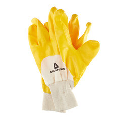 Изображение товара Перчатки х/б с нитриловым покрытием Delta Plus NI015 желтые 10 (XL)