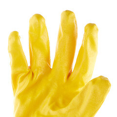 Перчатки х/б с нитриловым покрытием Delta Plus NI015 желтые 10 (XL) - фото 2