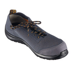 Полуботинки мужские поликоттон с защитным подноском размер 44 серый/оранжевый Delta Plus Summer2 (SUMM2SPGR44) - фото 4