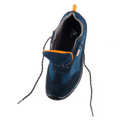 Полуботинки мужские замша/полиэстер с защитным подноском размер 41 черный/серый Delta Plus Como (COMOSPBL41) - фото 3