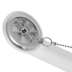 Сифон для ванны Alcadrain слив d52 с выпуском d70 мм с переливом (A501/AG210112160) - фото 4