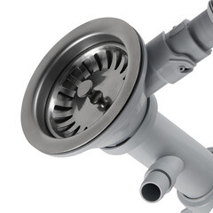 Сифон для мойки АНИ пласт 3 1/2х40 мм с выпуском d115 мм с переливом с соединением 40 мм (F1045S) - фото 5