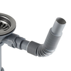 Сифон для мойки АНИ пласт 3 1/2х40 мм с выпуском d115 мм с переливом с соединением 40 мм (F1045S) - фото 3