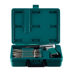 Отбойный молоток пневматический Jonnesway 5 насадок (JAH-6833HK) - фото 4