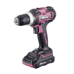 Дрель-шуруповерт аккумуляторная КМ АТОМ 18 В 2 Ач Li-Ion с АКБ и ЗУ с набором оснастки (CD-181) - фото 10